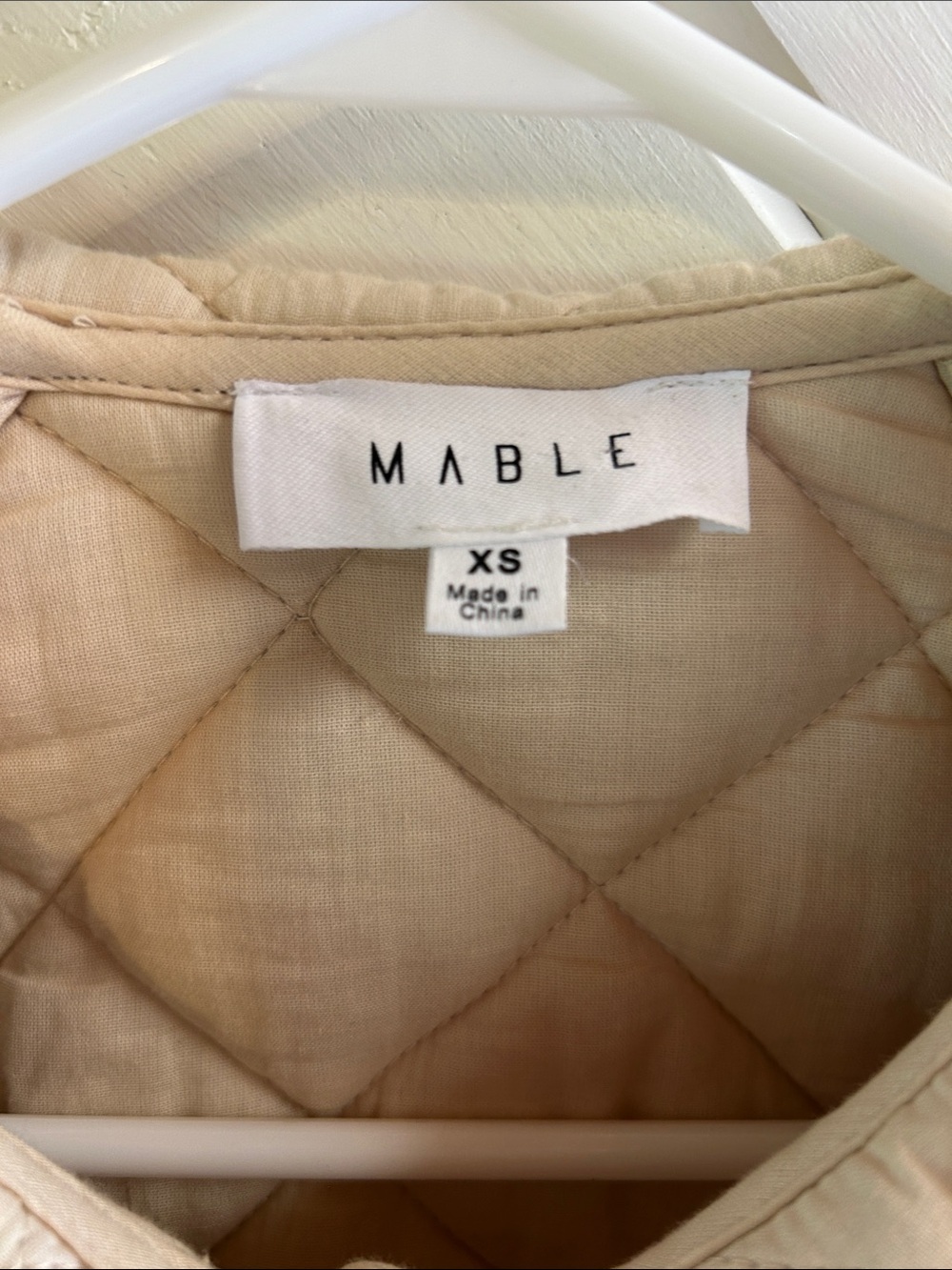 MABLE Quilted Ruffle Collar Jacket - Picture 6 of 12